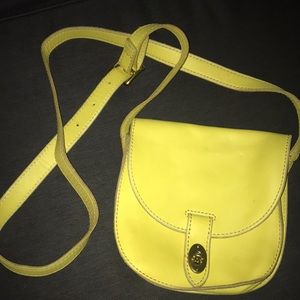 FOSSIL Yellow Crossbody fossil bag